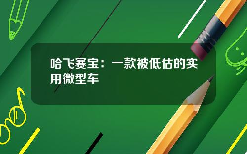 哈飞赛宝：一款被低估的实用微型车
