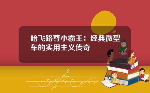 哈飞路尊小霸王：经典微型车的实用主义传奇
